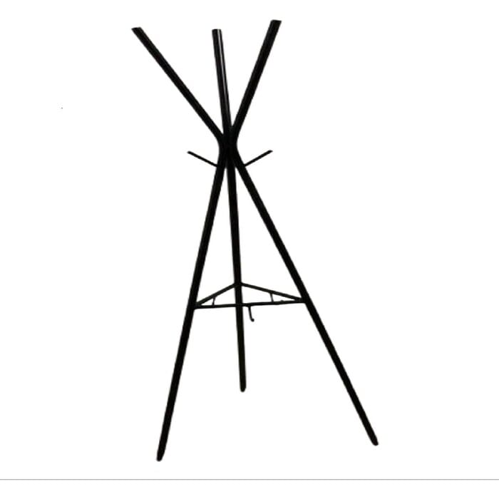 Ider Modern Coat Rack, in wrought iron.
